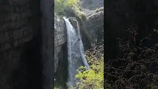 Rappeling A Waterfall To Stay Cool During Summer Heat