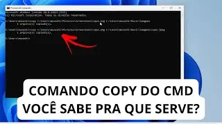 Como COPIAR Arquivos Pelo CMD Do Windows 10/11 Com Comando COPY
