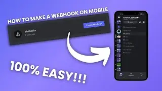How to make a webhook on mobile! (EASY!!!)