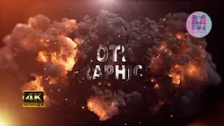 Realistic Fire Explosion Logo Reveal | Emotion Graphics | 2023