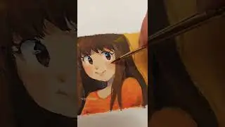 Pintando con gouache 🧡💛