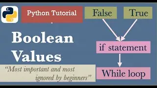 Boolean Values in Python3.