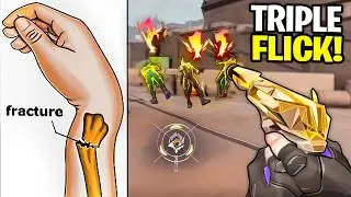 106 players who Shattered their wrist doing Flicks!