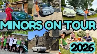 Classic Car road trip in a 1960s Ford Anglia! (Morris Minors on Tour 2026)