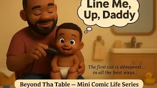 Line me up, Daddy - The first ✂️ is the deepest.| Beyond Tha Table-mini comic life series