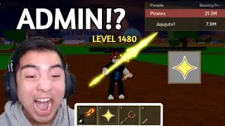 Light King With 7,9M BOUNTY at 1480 LVL! ADMIN!? (Blox Fruits)