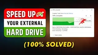 Speed Up Your External Hard Disk Or Drive