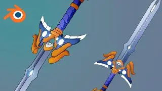 Modeling an Anime Style Sword in Blender 3D