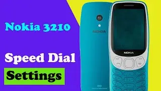 Nokia 3210 speed dial setting