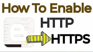 How to enable https on blogger with custom domain | 2020 | How to fix https error in blogger |part 8