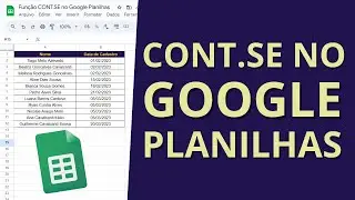 CONT.SE Google Sheets - COUNTIF Google Sheets