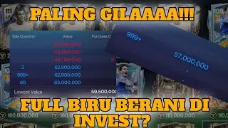 PALING G1L44‼️gua berani invest full 999+ biru, W or L