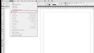 Adobe InDesign CS6 - Меню Layout