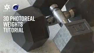 Photorealistic 3D Weights & Worn Edges | C4D, Octane