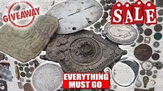 Sale & Giveaway: All My Metal Detecting Finds Must Go!