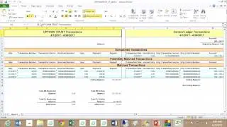 Bank Reconciliation Reconcile to GL
