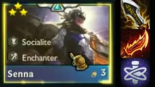 THIS SHOULD'VE BEEN SENNA'S TRAIT FROM THE START! | TRI-FORCE AUGMENT SENNA CARRY | TFT Set 6.5