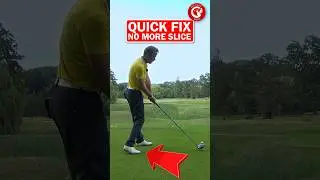 A quick fix to cure the slice on your drives #shorts