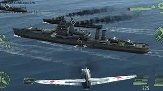 Warplanes WW2 СССР (уничтожить авианосец и крейсер)