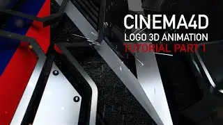 Cinema 4D Tutorial Logo 3D Animation (Modeling) Part 1