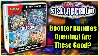 Opening Pokémon TCG Scarlet & Violet Stellar Crown Booster Bundle