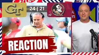 Georgia Tech Upsets FSU - Josh Pate Rapid Reaction (Late Kick Cut)