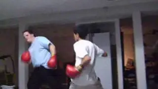 Saturday Night Boxing in Adam's Basement