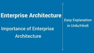 Enterprise Architecture | Urdu | Hindi