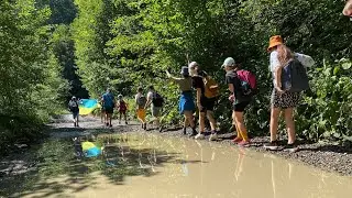 Ранкове обливання для найсміливіших та похід на Протяті Камені - табір «I CAN», літо 2022
