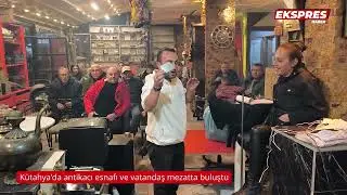 Kütahya’da antikacı esnafı ve vatandaş mezatta buluştu