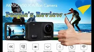 AKASO V50X WiFi Экшн-камера 4K30fps. РАСПАКОВКА!