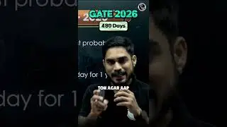GATE 2026 Exam Ka 480 Days Ka Masterplan 