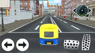 Modern Tuk Tuk Auto Rickshaw - Free Driving Android Gameplay #4