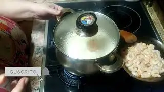 Arroz Con  Gambas al Ajillo