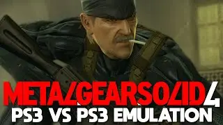 Metal Gear Solid 4 Framerate Analysis | Playstation 3 vs RPCS3