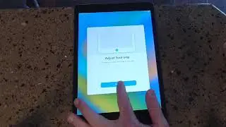 Unbox and Set up iPad