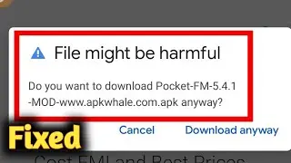 Chrome file might be harmful problem solved