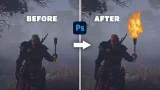 Fire effect in photoshop - photoshop  tutorial