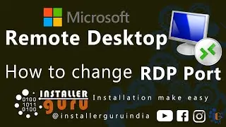 Unlocking Access: Change Remote Desktop Default Port via Registry Hack! (Hindi)🔥🔥