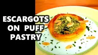 Baked Almond Escargots in Puff Pastry Shells