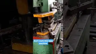 Machine accident - NEVER EVER WORK AT THIS TYPE OF MACHINE! #safetyfirst