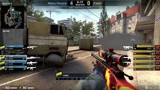 CS GO POV Demo NaVi S1mple 22 11 vs Fnatic de overpass