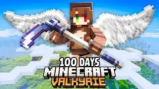 I Spent 100 Days as a VALKYRIE in a Mythical Minecraft World!