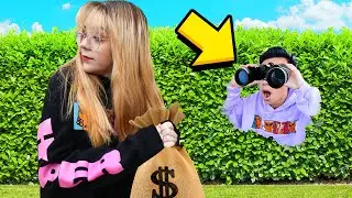 SPYING On My Girlfriend For 24 HOURS! - Challenge