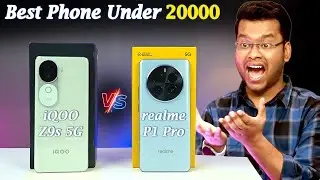 iQOO Z9s vs realme P1 Pro Camera, Gaming, BGMI, Charging Comparison | Best Smartphone under 20000