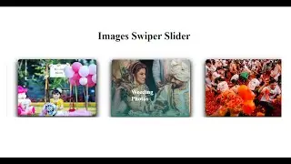 How to Make Swiper Slider Using HTML CSS & Swiper JS  ||  Swiping Images Slider