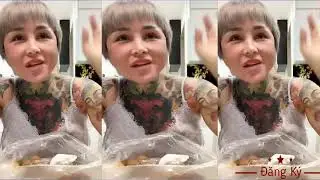 HotGirl Xăm Trổ Đào Chi Lê Live Stream Nhắn Nhủ Phú Lê