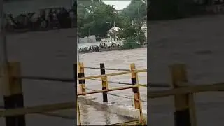 Dhule rain 🌧️ pur ☔ panjhra river flood