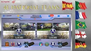 Football PES 2021 Mobile Patch 5.0.0 NATIONAL TEAMS. OBB.