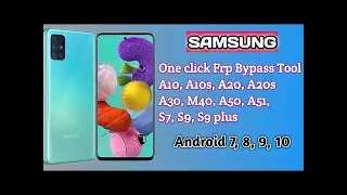 SAMSUNG FRP BYPASS No Need Sim pin & Bluetooth A10, A20 A30, A30S, A50, A51 Without PC